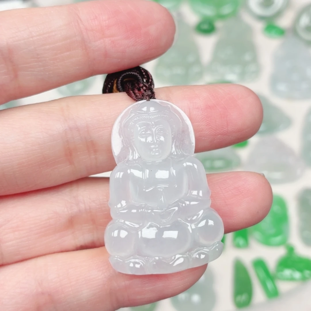 翡翠未镶嵌颈饰缅甸天然A货翡翠