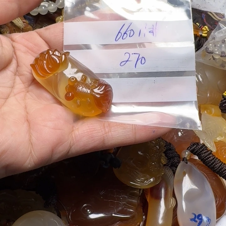 玛瑙/玉髓颈饰未镶嵌锦*66011