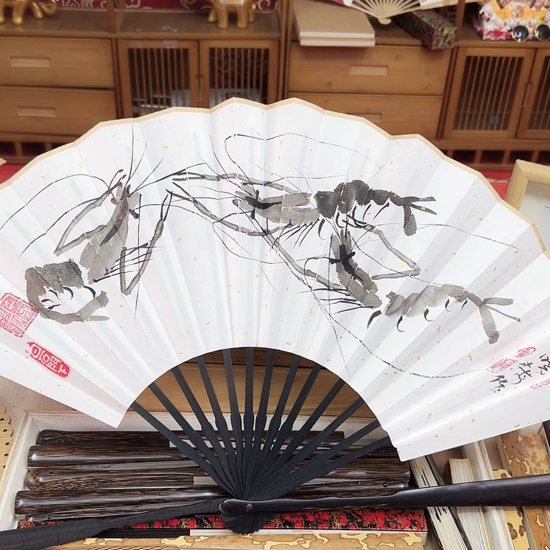 书法书法 10寸 黑檀 手写手绘 默认粘好