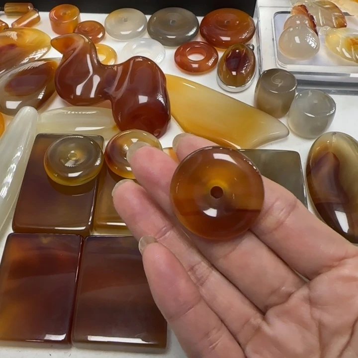 玛瑙/玉髓颈饰未镶嵌用****7