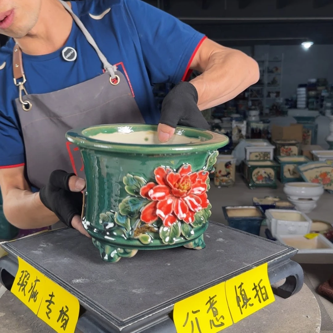 一风堂石湾花盆，967