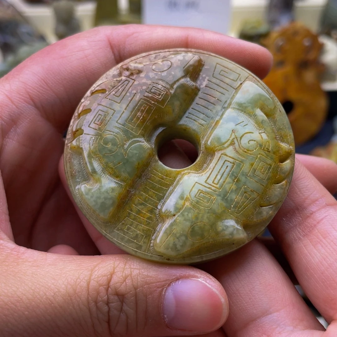 蛇纹石玉未镶嵌颈饰147