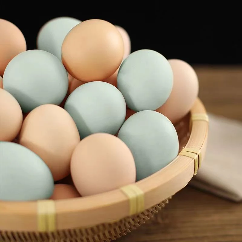 【40枚粉壳+10枚绿壳】农家散养土鸡蛋 谷物喂养 现捡 净重4.5-5斤