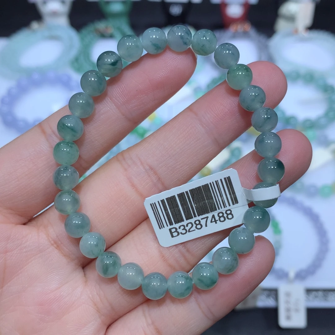 翡翠未镶嵌手串天然