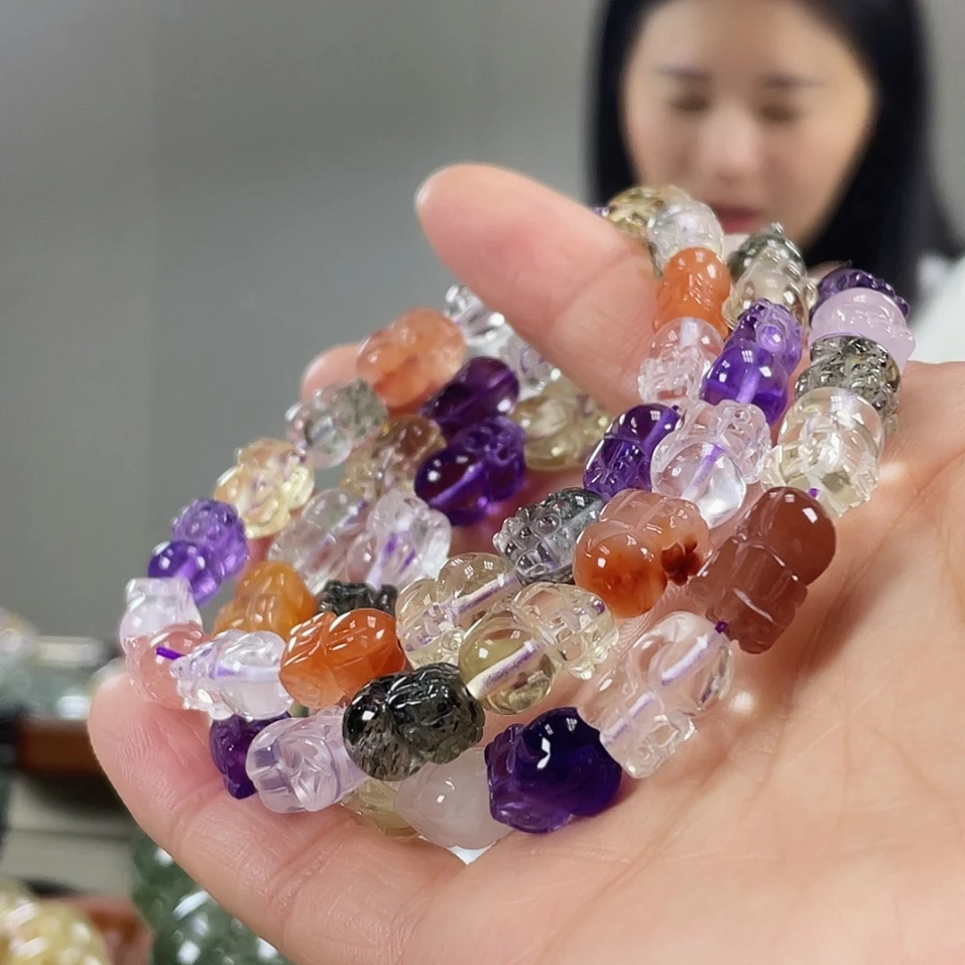 水晶手链未镶嵌多宝多样性发货其一