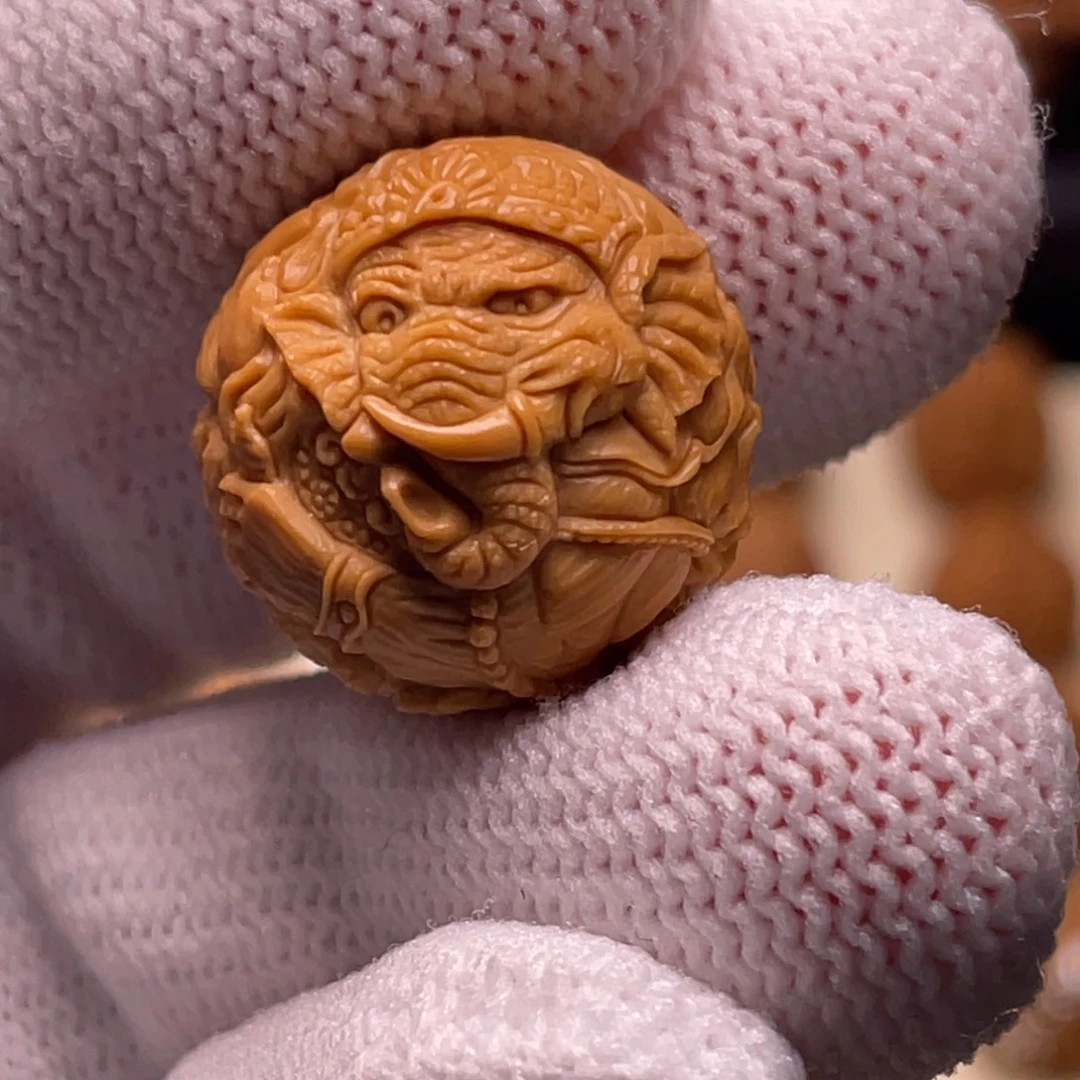 猴头核桃吊坠顶工玄武象神18.5