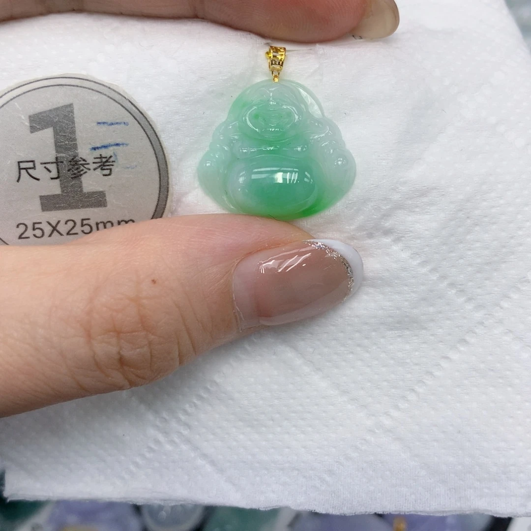 颈饰18K金镶嵌翡翠13457889999