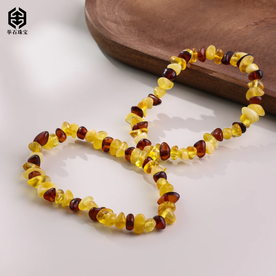 【举石珠宝】T0714-2008-0135琥珀手串（一件/多样性发）v