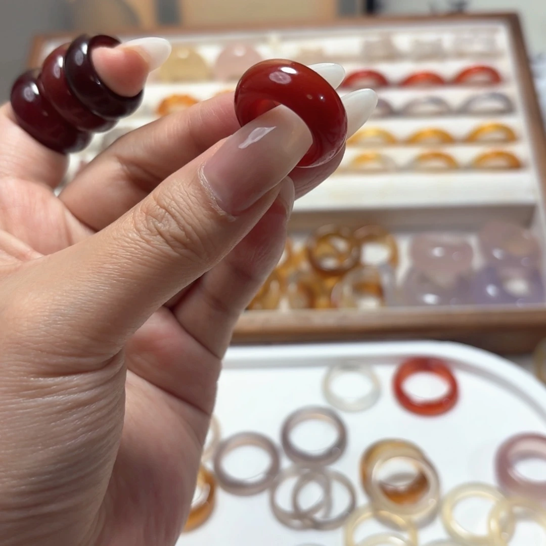 未镶嵌戒指玛瑙/玉髓118卡14