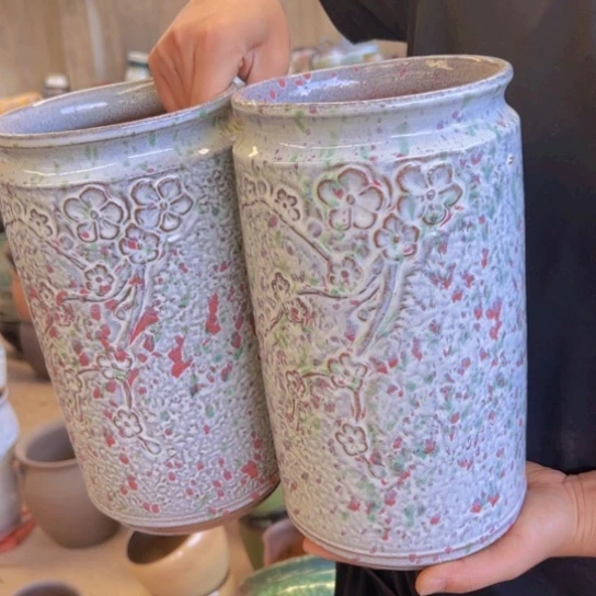 紫砂花盆高28口15.5————-