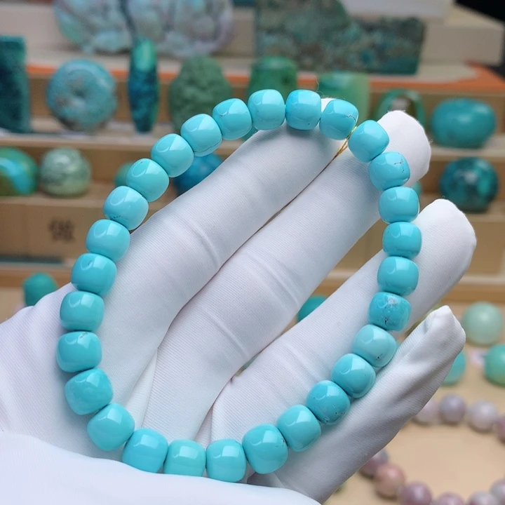 未镶嵌绿松石手链流**水