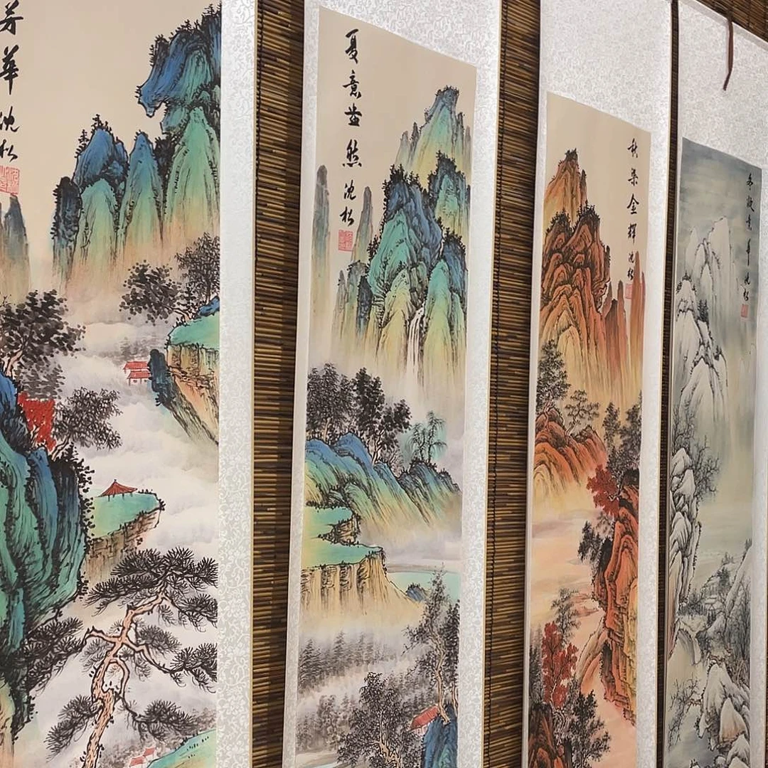 国画老师手绘带运险w
