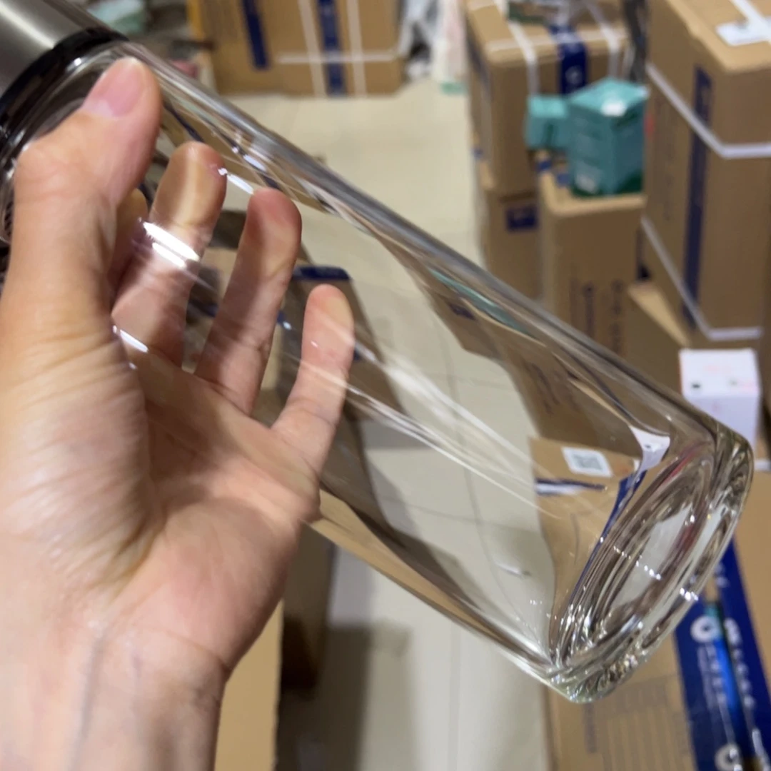 玻璃杯5305306017玻璃杯单层烫手玻璃杯➕杯套