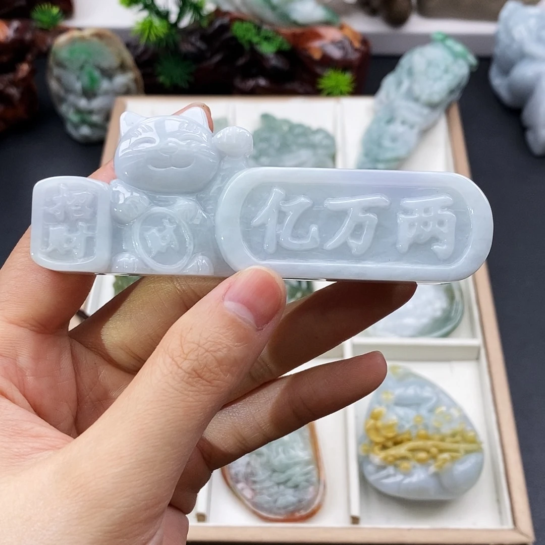 颈饰未镶嵌翡翠缅甸翡翠a货