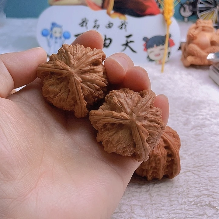 把件文玩核桃姜*涛三棱
