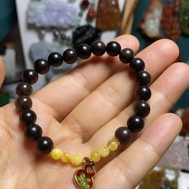 蛇纹石玉合金吊坠(赠链)