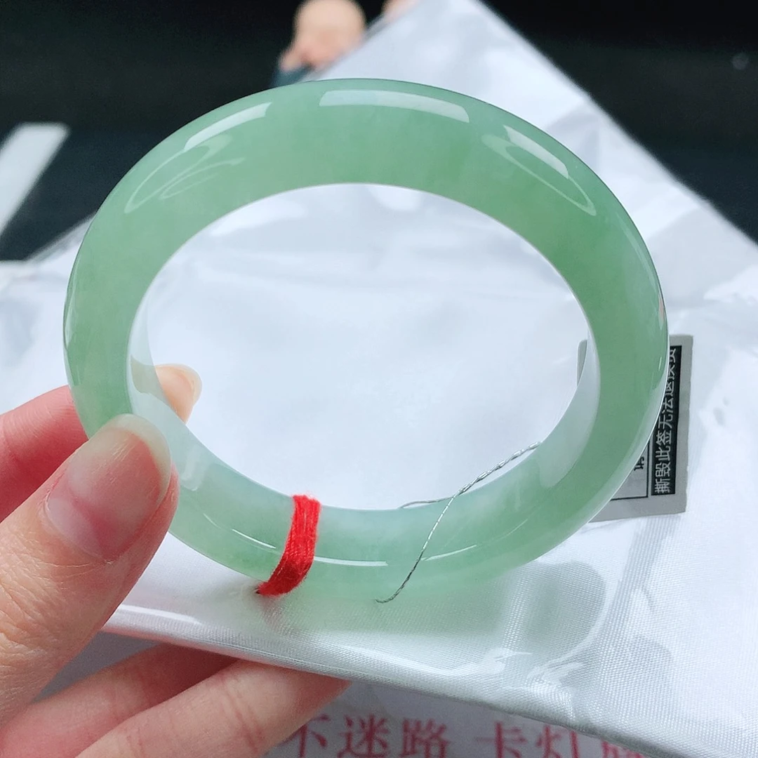 未镶嵌手镯翡翠小*子52圈