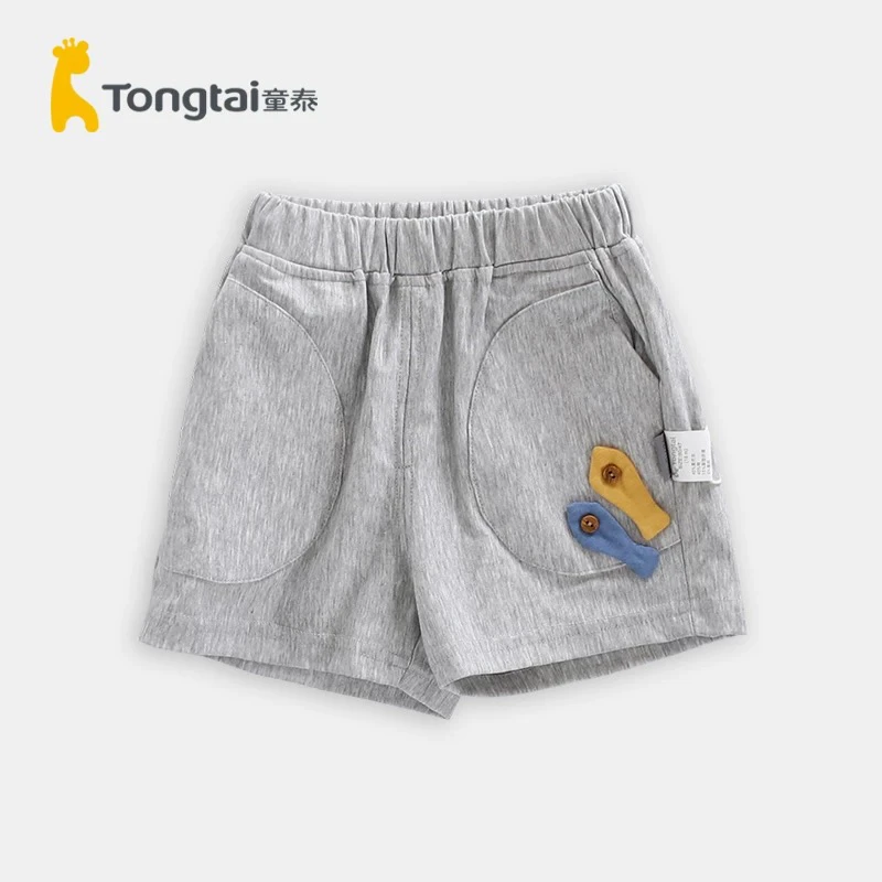 Tongtai/童泰宝宝夏季设计版洋气百搭莫代尔棉五分柔软舒适短裤