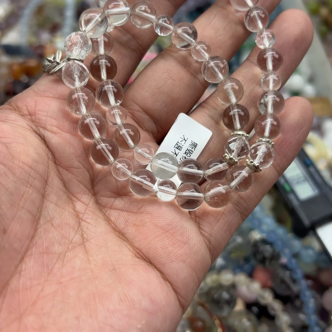 水晶银S925镶嵌手链