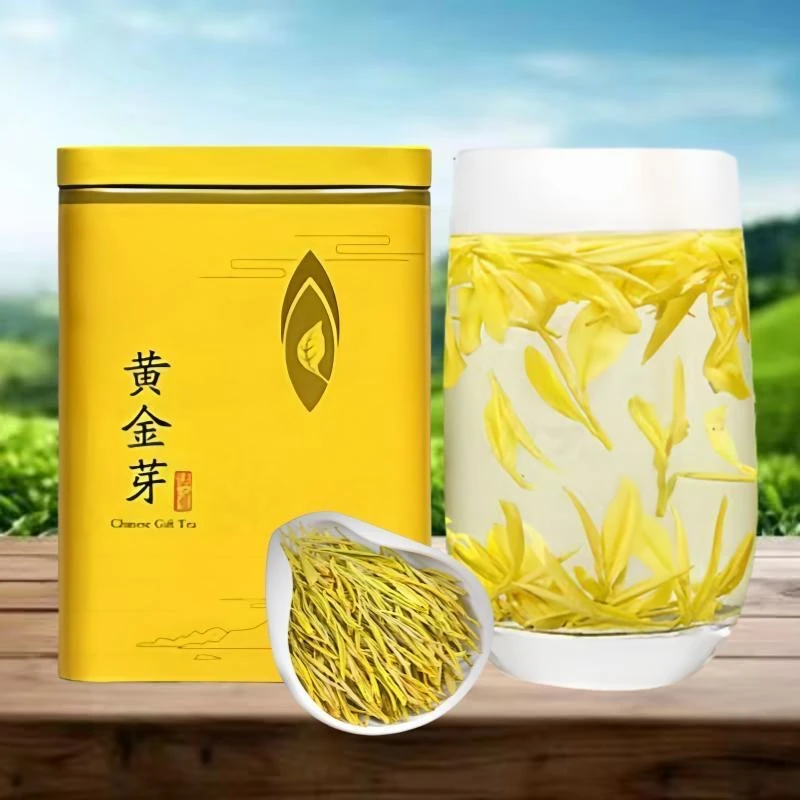 【黄金芽】2025年新茶黄金芽安吉原产高山浓香早春罐装鲜嫩好茶