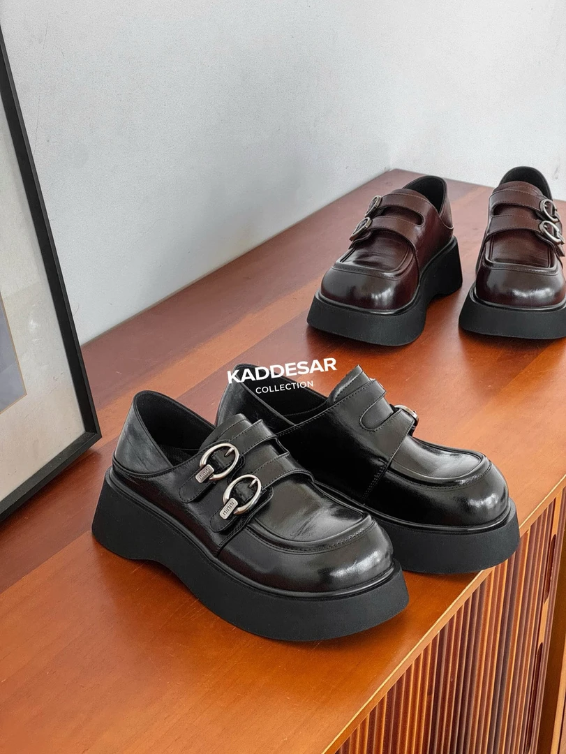 休闲时尚百搭款皮面勃肯鞋 轻便舒适