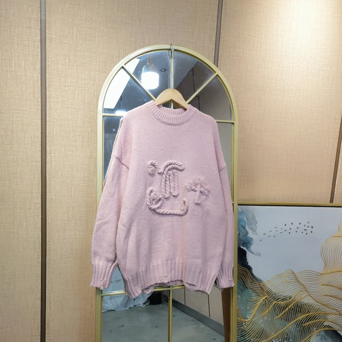 AF203孕妇粉色毛衣