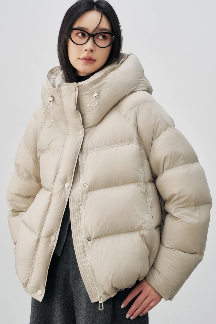 【念念家】【88M21】超蓬松！不跑绒！三星绒安心90绒子白鸭绒羽绒服冬