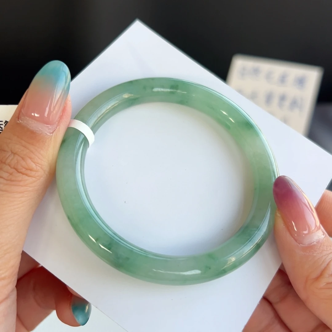 翡翠未镶嵌手镯12号 54.2