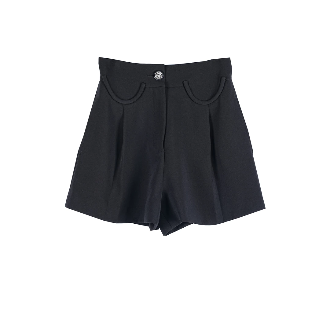 【NO退NO换】主播同款短裤 秋冬现现小众设计师款基础款短裤3612