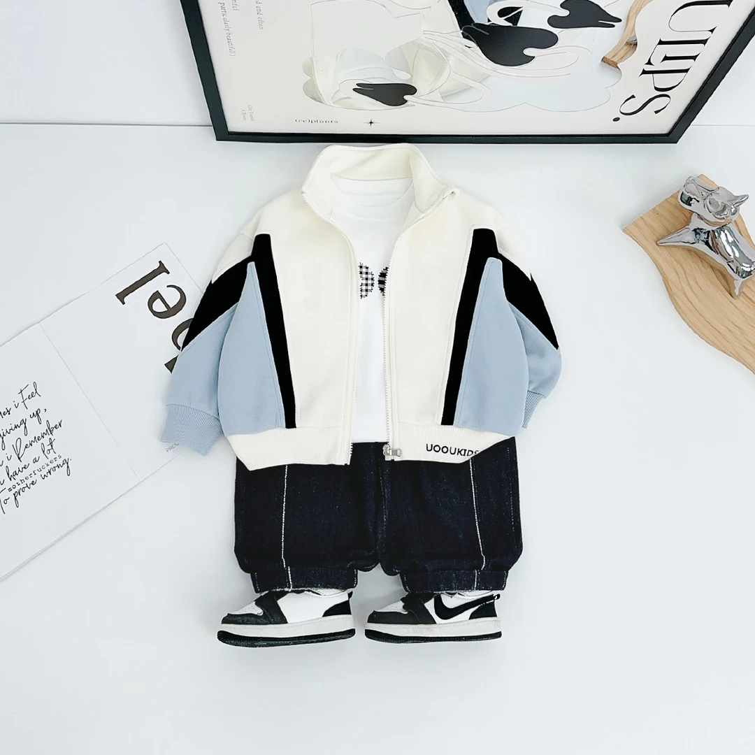 男童休闲外套秋冬款儿童2025新款秋装洋气潮 WG28635悠悠童话童装