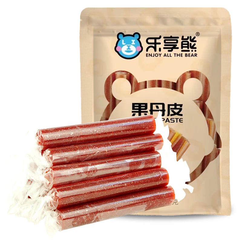 乐享熊老式果丹皮500g独立小包装酸甜果脯蜜饯儿童学生山楂零食