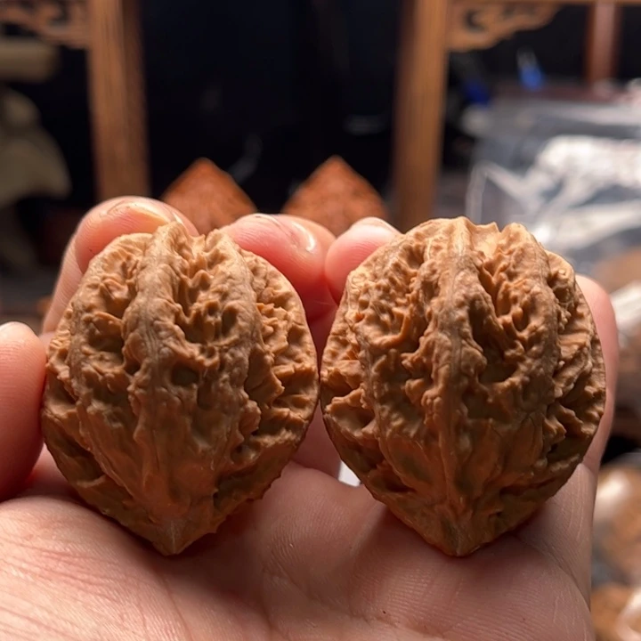 文玩核桃把件楸大胖40