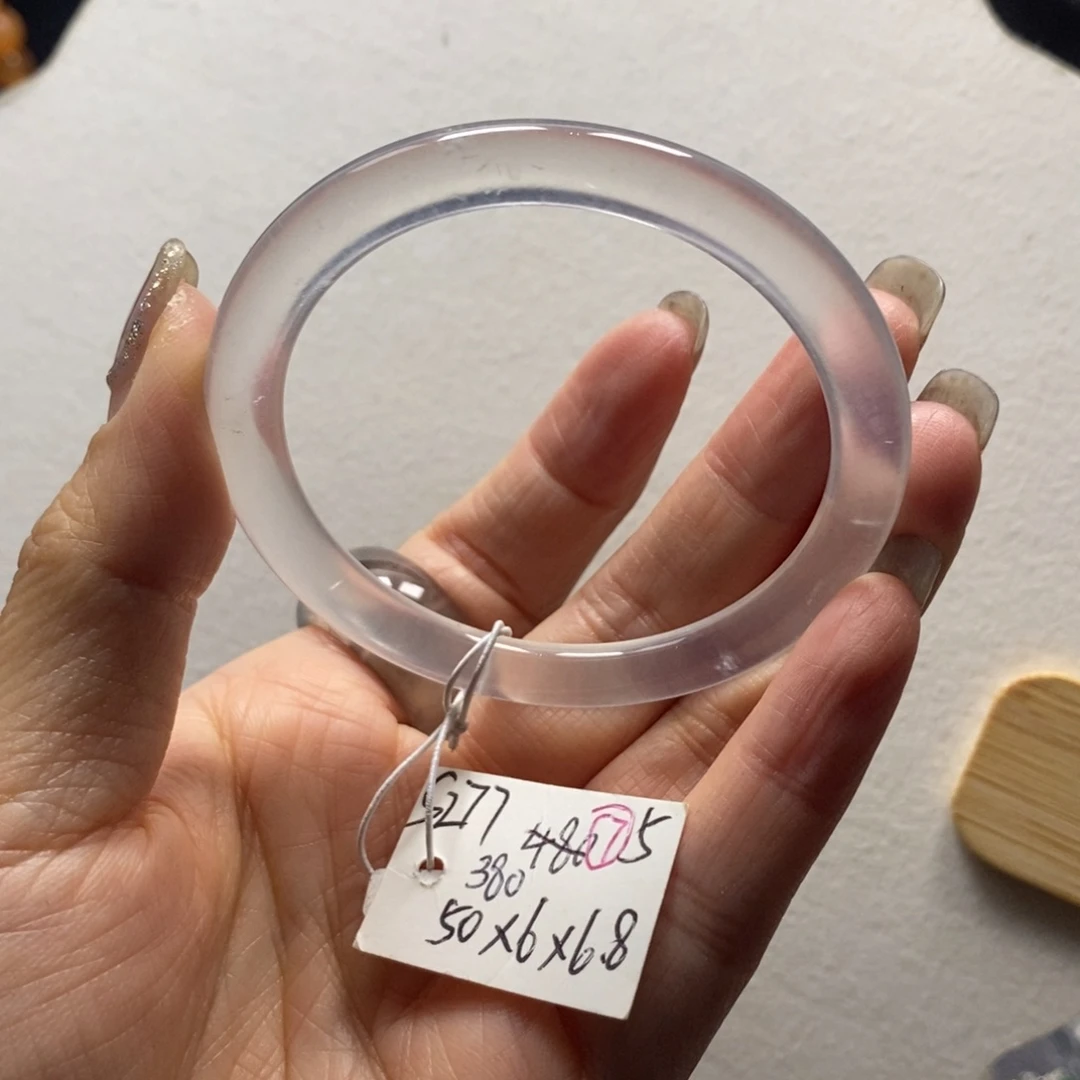 石英质玉未镶嵌手镯50圈特价不退换7号