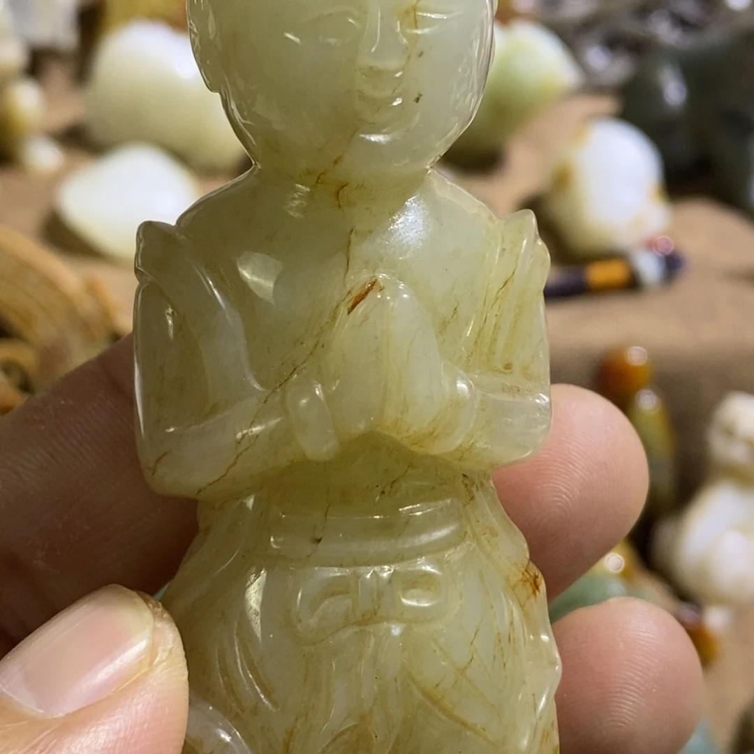 泱***夏和田玉（糖玉）未镶嵌挂件