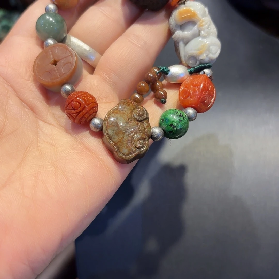 翡翠未镶嵌颈饰原创