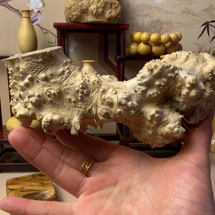 香榧木岗*黄杨木手把件