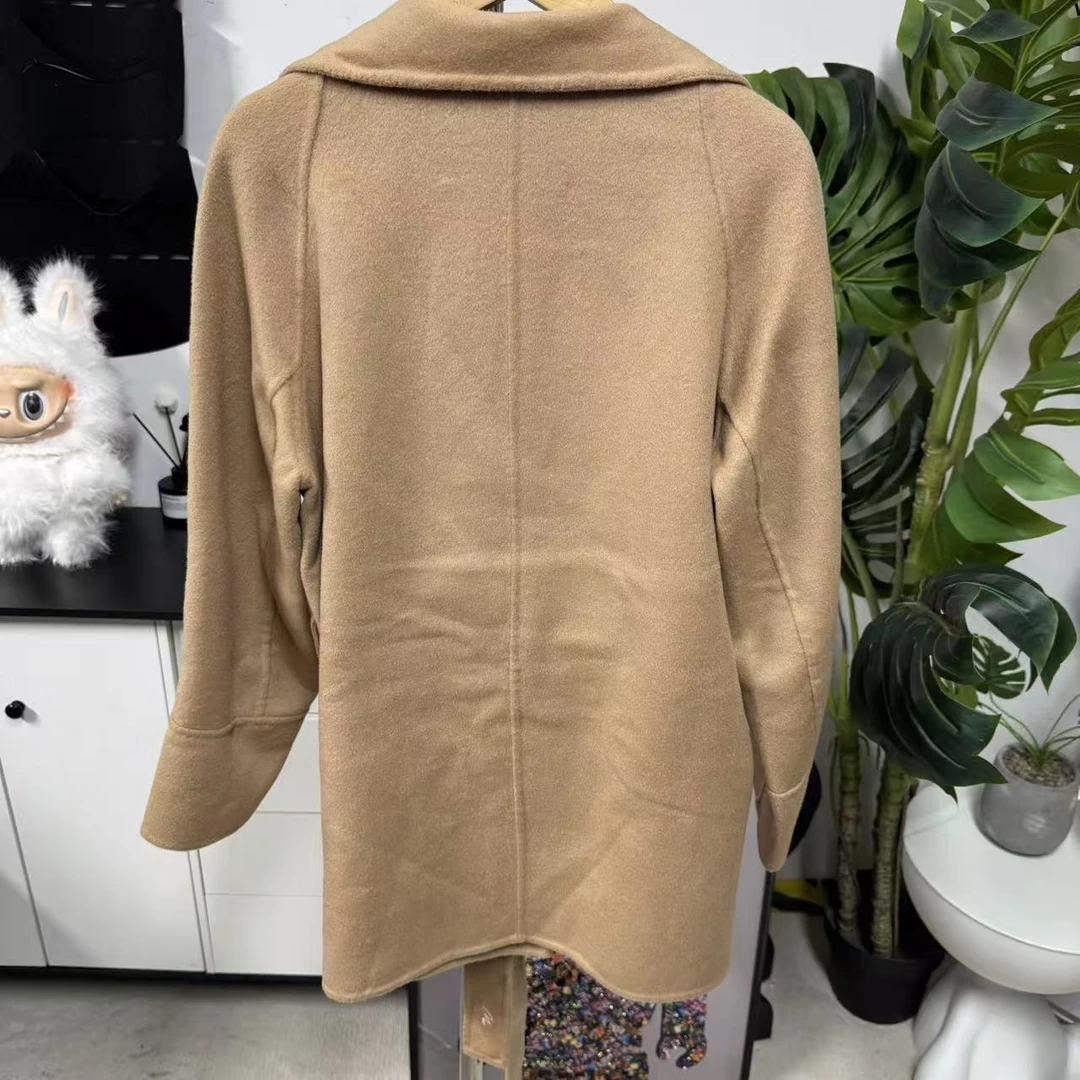 绒双面呢大衣4335