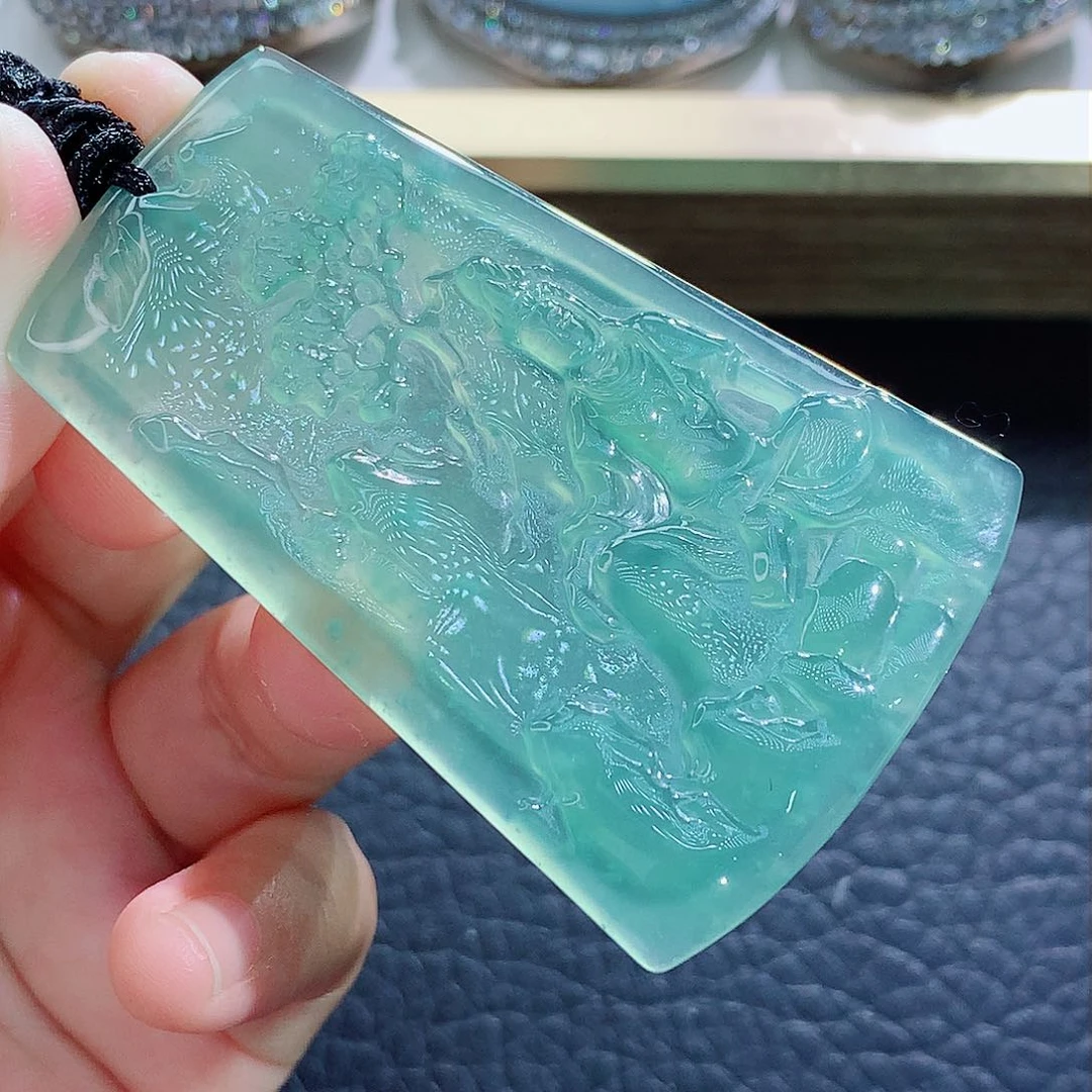 未镶嵌挂件翡翠翡翠