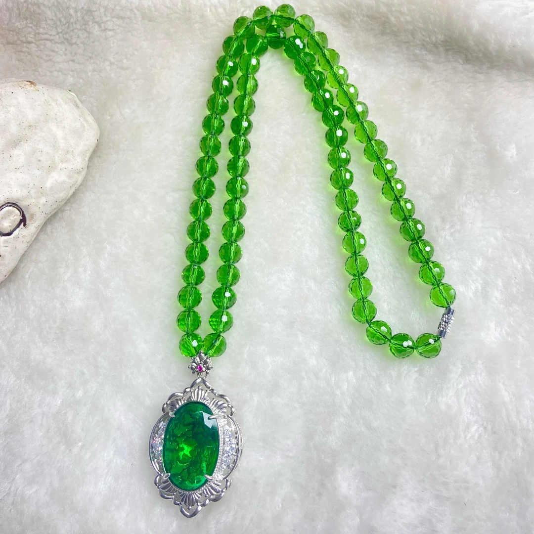 Y典藏品 绿高端项链美观大气美轮美奂尽显魅力