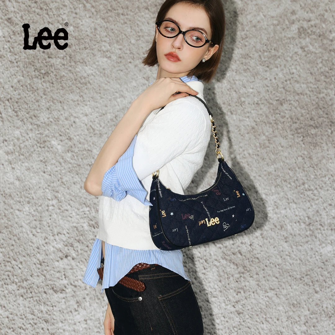 Lee【万花筒系列】25款绗缝腋下包单肩手机袋刺绣爆款百搭女款包包
