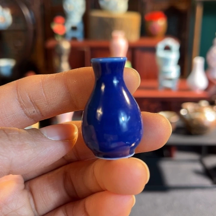 摆件微陶老王迷你花瓶