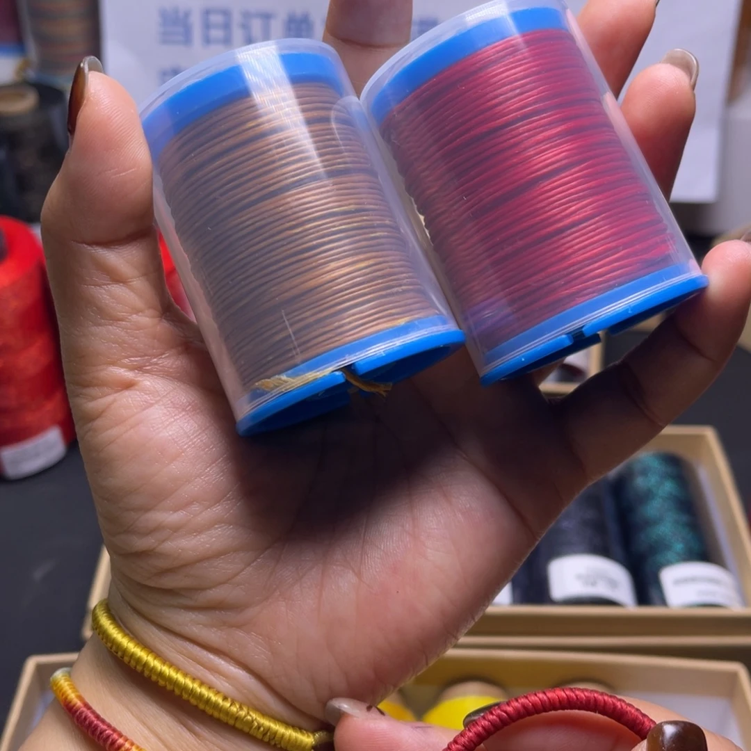 腈纶1.0高光泰蜡老金色 中国红