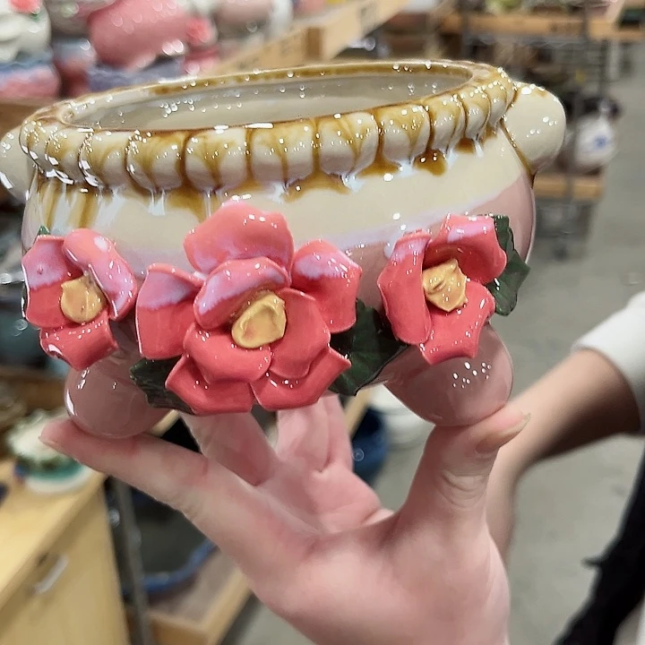 陶瓷陶瓷多肉植物花盆