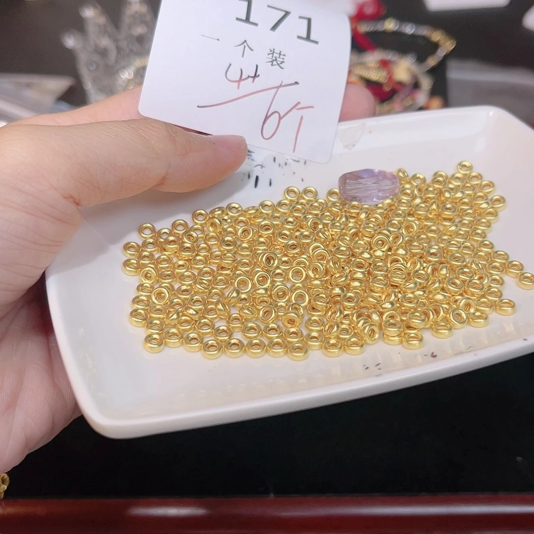 紫晶珠宝半成品银S925镀金镶嵌171