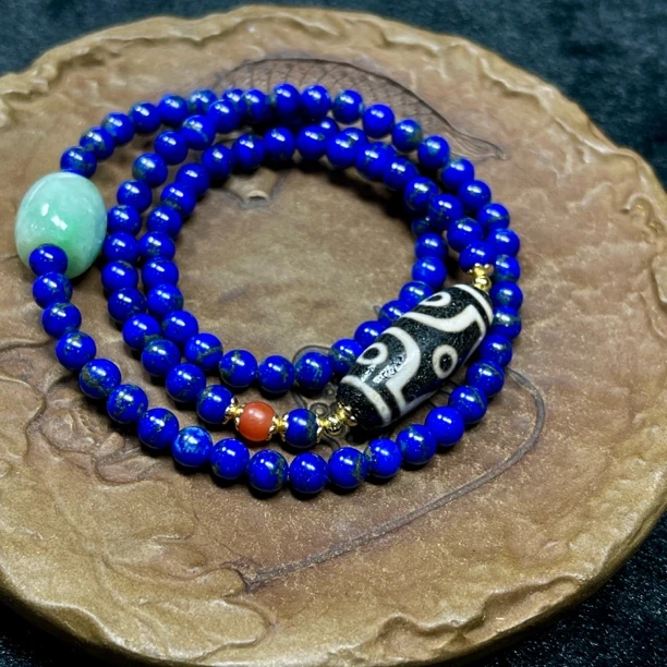 青金石多圈手串0.6