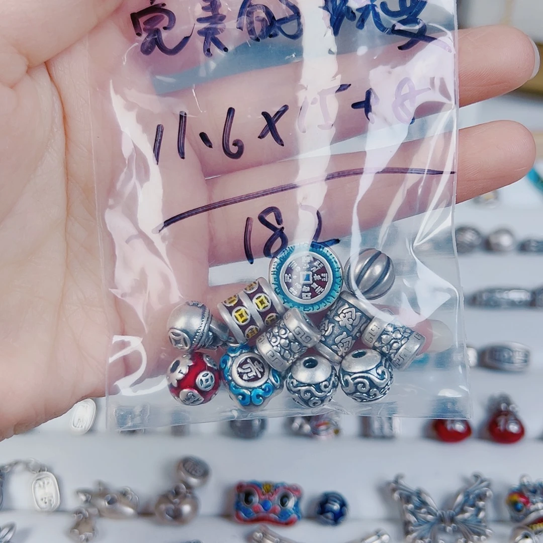 足银珐琅足银配件