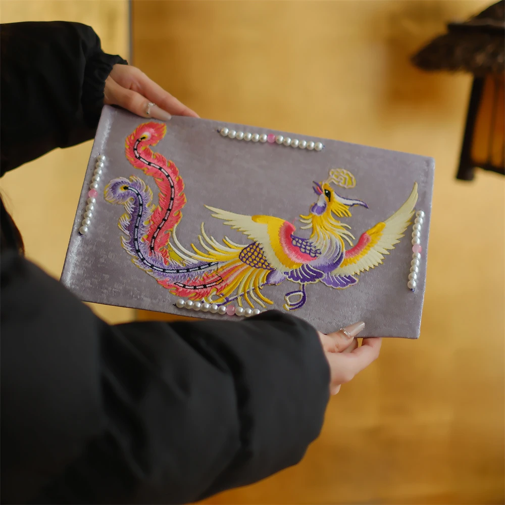 问春风【彩凤归云】中式茶席双面同色防烫隔热国风30*20家用高档