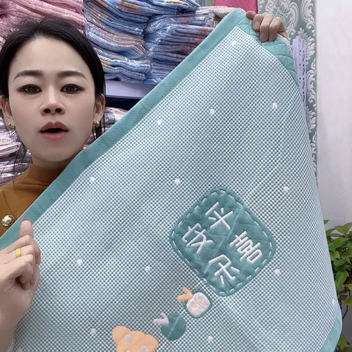 棉绿色平安喜乐棉