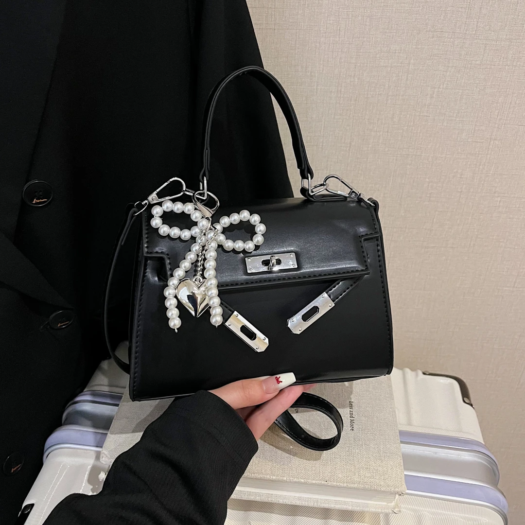 简约爆款凯莉包新款潮流手提包时尚百搭单肩斜挎包