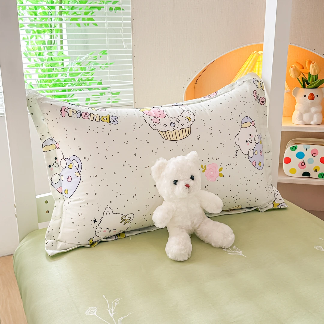 全棉100%床单三件套纯棉小清新学生床单亲肤透气全棉斜纹假一赔万